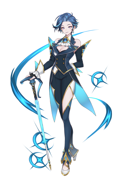 A HaaBiz Games character with effect